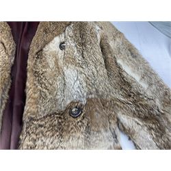 Ladies three quarter length fur coat