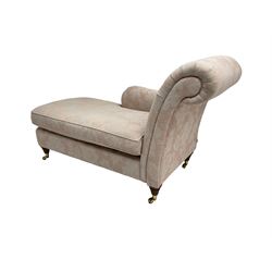 Marks & Spencer Home - chaise longue, upholstered in beige fabric