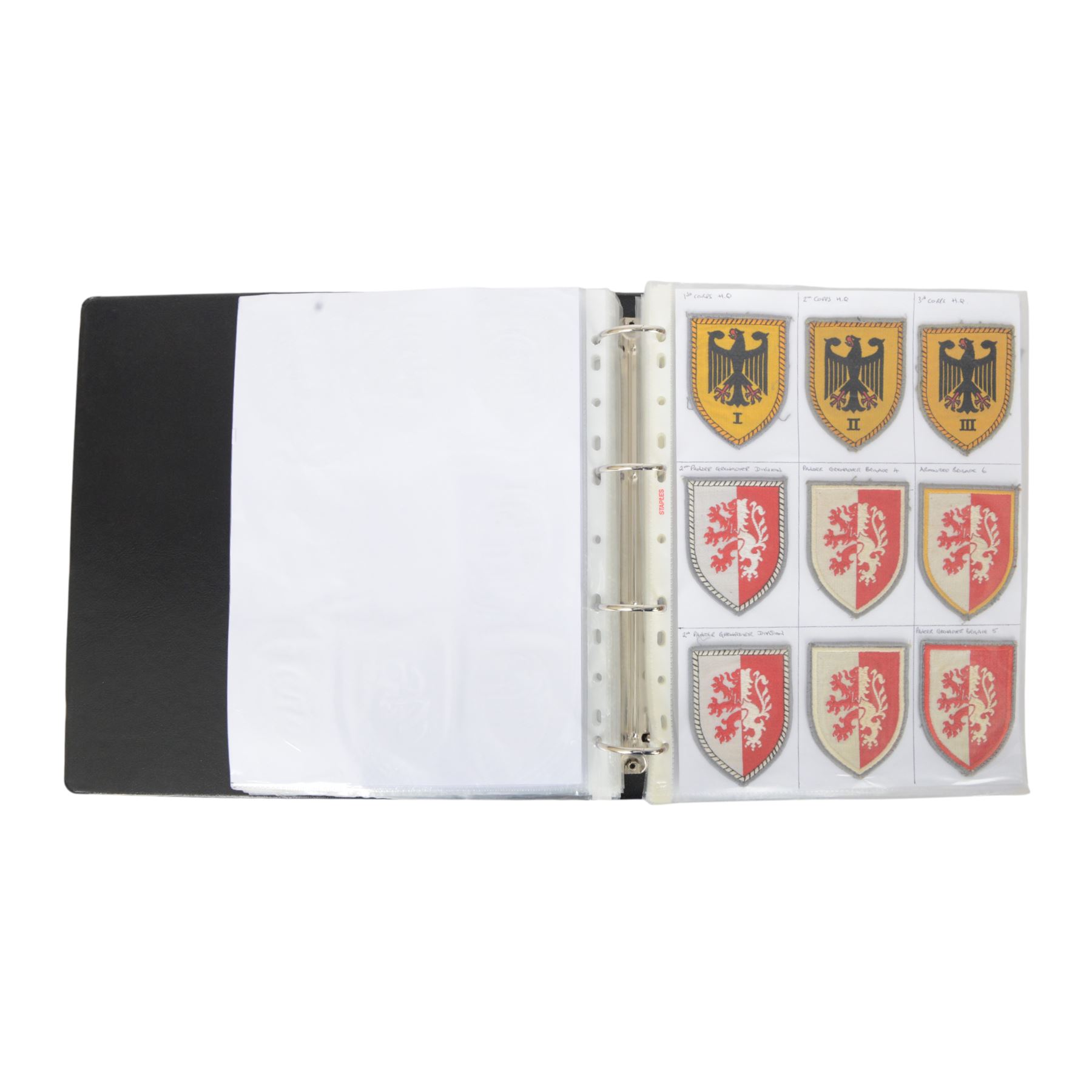 Collection of East German and West German Military cloth insignia, approximately one hundred and eighty three cloth and bullion badges, circa.1950-60
