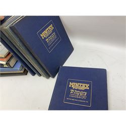 Aircraft of the Fighting Powers. Five volumes. 1940-44 including two copies of volume three; Royal Air Force Flying Review. Six volumes. 1956-63. Uniformly bound in blue cloth with gilt RAF crest to front covers; and ten other books of aircraft and aeronautica interest.