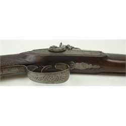  Mid 19th century 19 bore single barrel percussion sporting gun by Sykes of Oxford, 29