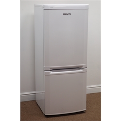  Beko CDA540W fridge freezer, W54cm, H136cm, D57cm (This item is PAT tested - 5 day warranty from date of sale)  