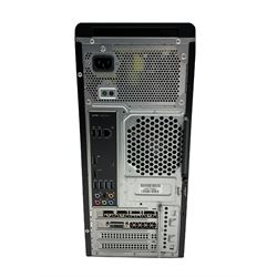 DELL i7 XPS 8900 series computer with monitor and various accessories including: LG BP250 Blu-ray player, SONY floppy disc drive etc. on stand