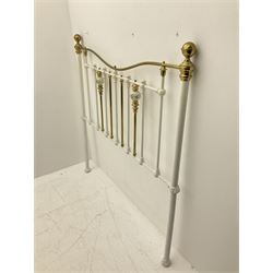 Victorian style cream and brass finish 4' 6