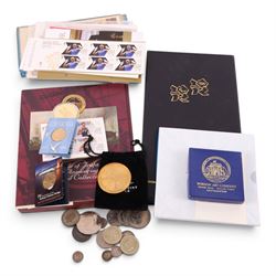 Mainly Great British coins, including 'London 2012 Silver Coin and Ingot Set', two further...
