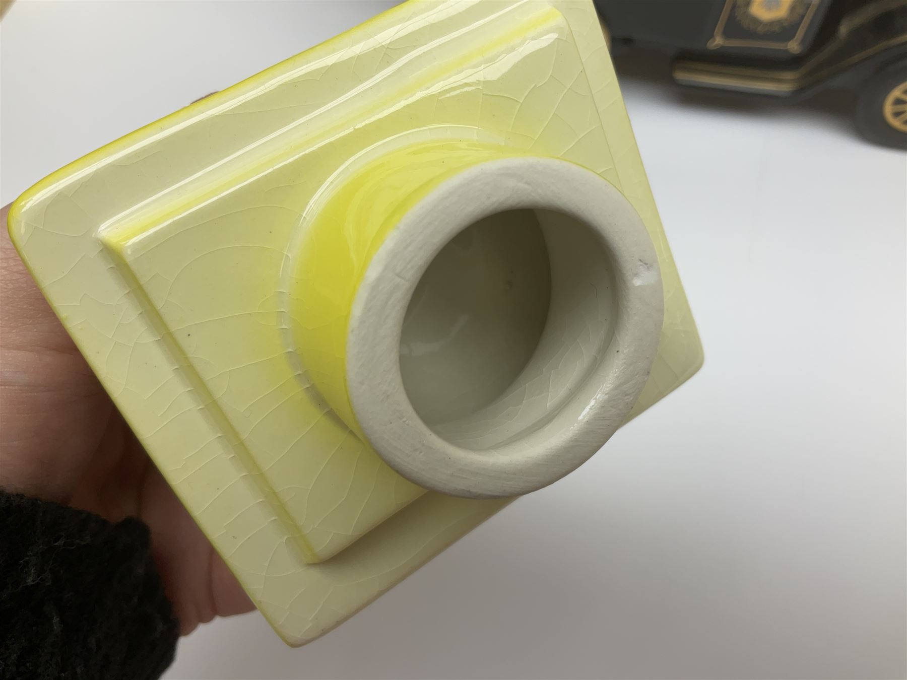 Ringtons novelty teapots, comprising the Ringtons Delivery Van teapot, and the Tea Merchant teapot, both with boxes and certificates of ownership.