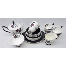  Royal Albert 'Masquerade' tea set for six persons (22)  