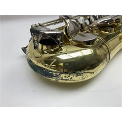 Yamaha YTS-23 tenor saxophone, serial no.021481; in fitted case with crook and accessories.