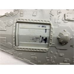 Star wars - Kenner Millenium Falcon spaceship with De Agostini boxed smaller model; X-Wing Fighter; and three story books on the original trilogy of films; together with other TV/Film related spacecraft; Mamod steam roller; assorted unboxed and playworn die-cast models etc