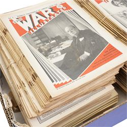 Collection of 1940s War Illustrated magazines