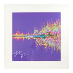 Limited edition Soundwaves Artwork print created from the audio of The Chemical Brothers s...