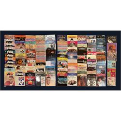 Large quantity of vinyl records including, 'Duke Ellington Jungle triangle', 'Duke Ellington Magenta Haze', various other Duke Ellington, 'Harry Roy & His Band There Goes That Song Again' etc, approximately 500 in five boxes