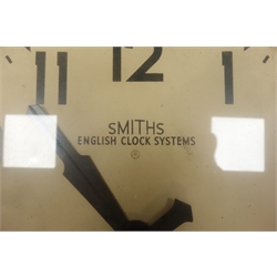  Five various 'Smiths' circular bakelite cased slave clocks  