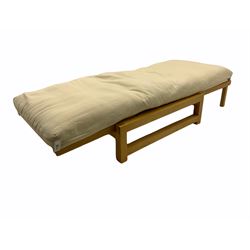 Futon Company light wood single futon bed