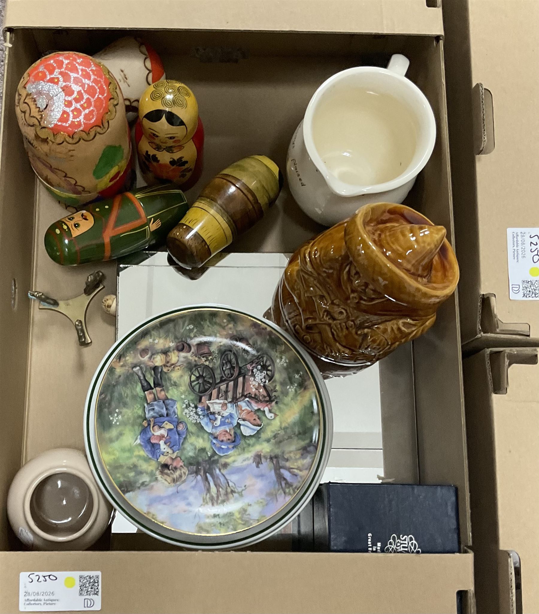 Collection of Beswick figures, together with other collectables, including Russian dolls, teapots, vases etc, in six boxes