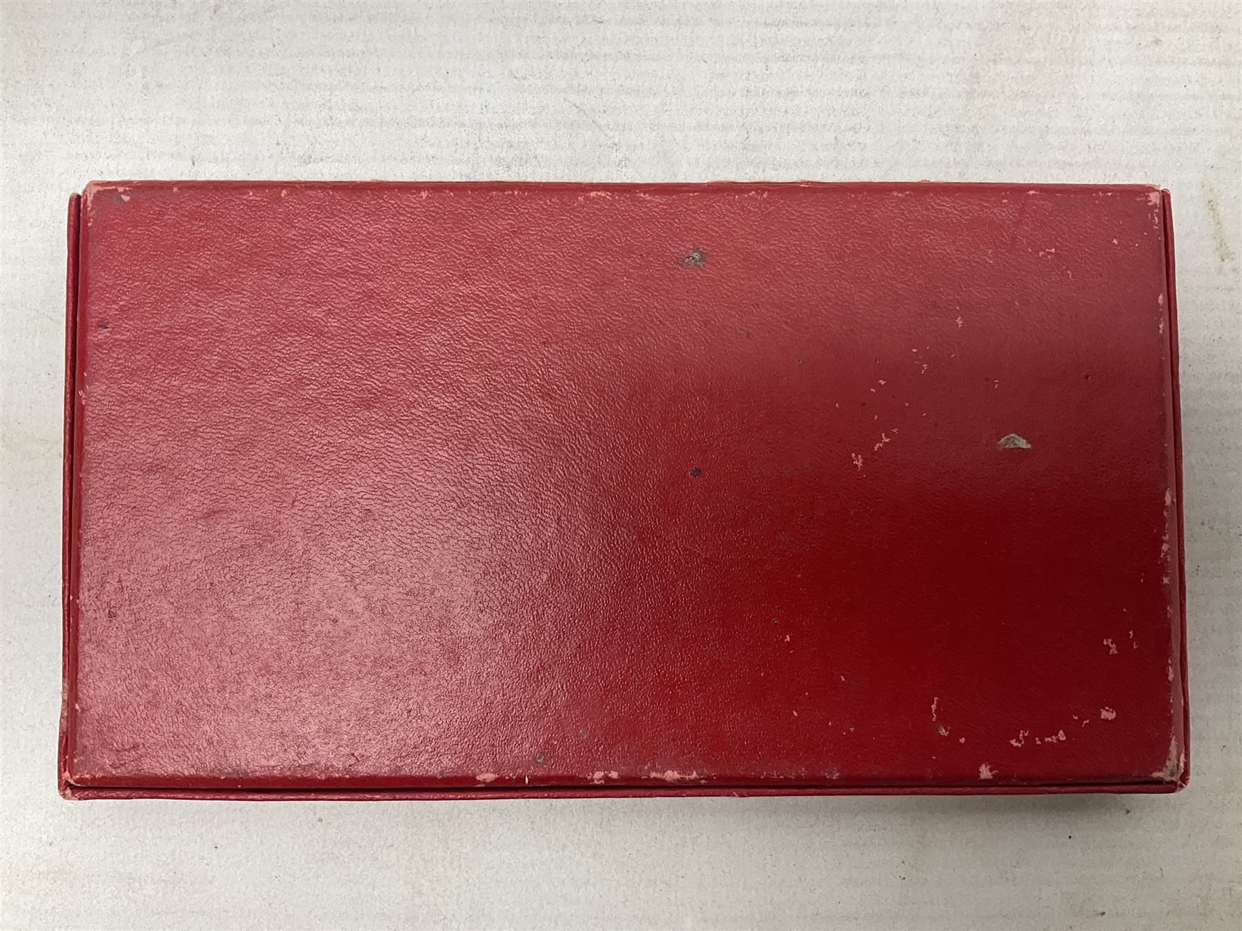 King George VI 1950 nine coin set, housed in the original Royal Mint red card box