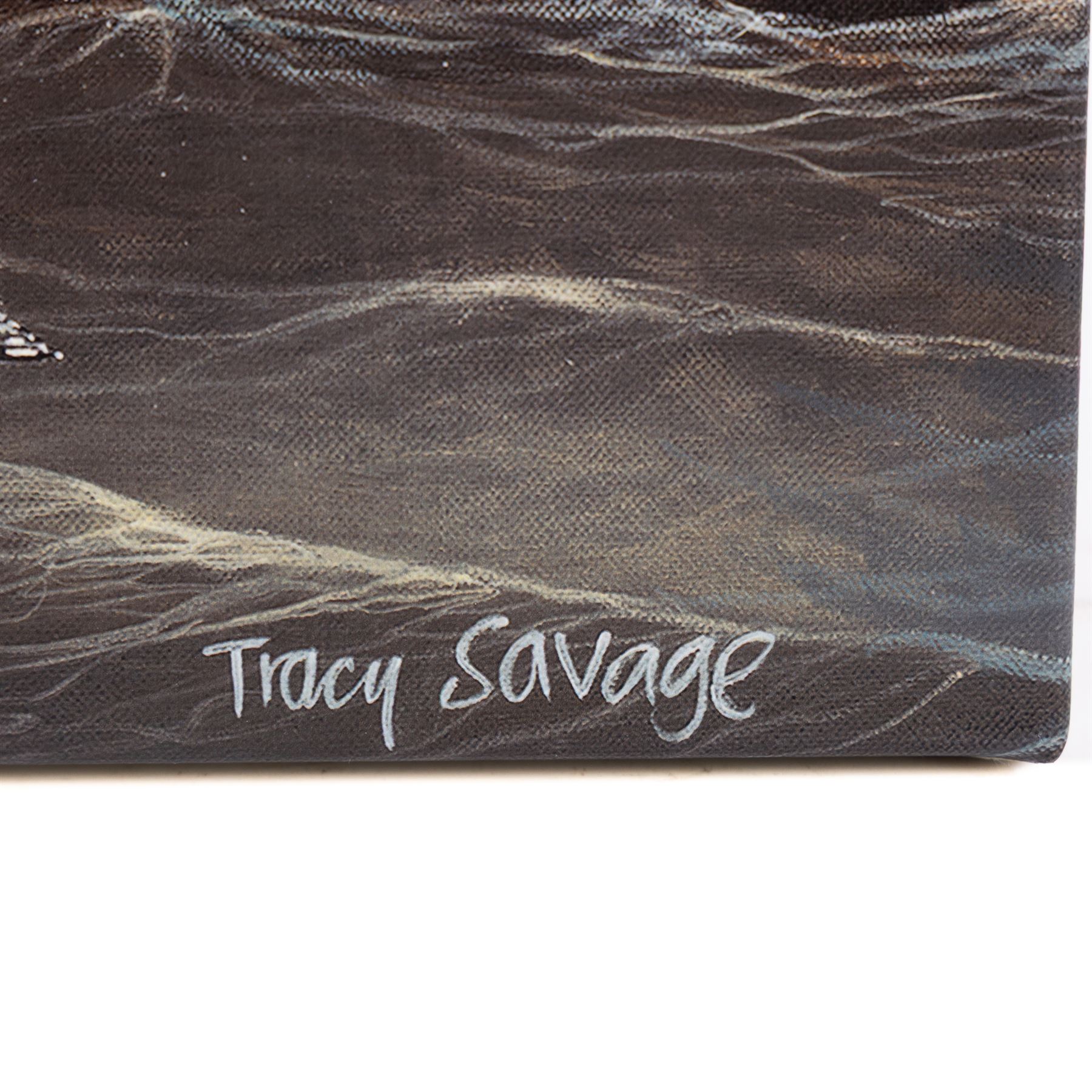 Tracy Savage (Scarborough 1963-): 'Eventide', limited edition canvas print, titled and numbered 65/295 verso, 75cm x 92cm (unframed)