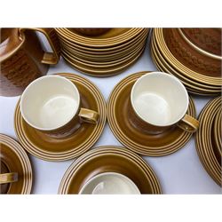Hornsea dinner and tea wares, including cups, saucers, plates, bowls, etc, predominantly in the Saffron pattern