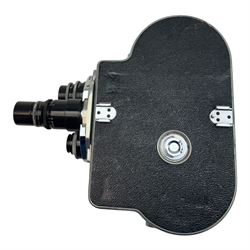 Paillard Bolex cine camera, with three lenses; Dallmeyer Speed Anastigmat F/1.5 204319, Dallmeyer Popular Telephoto and Dallmeyer Wide Angle Antistigmatic 202768, in fitted case with ephemera and accessories 