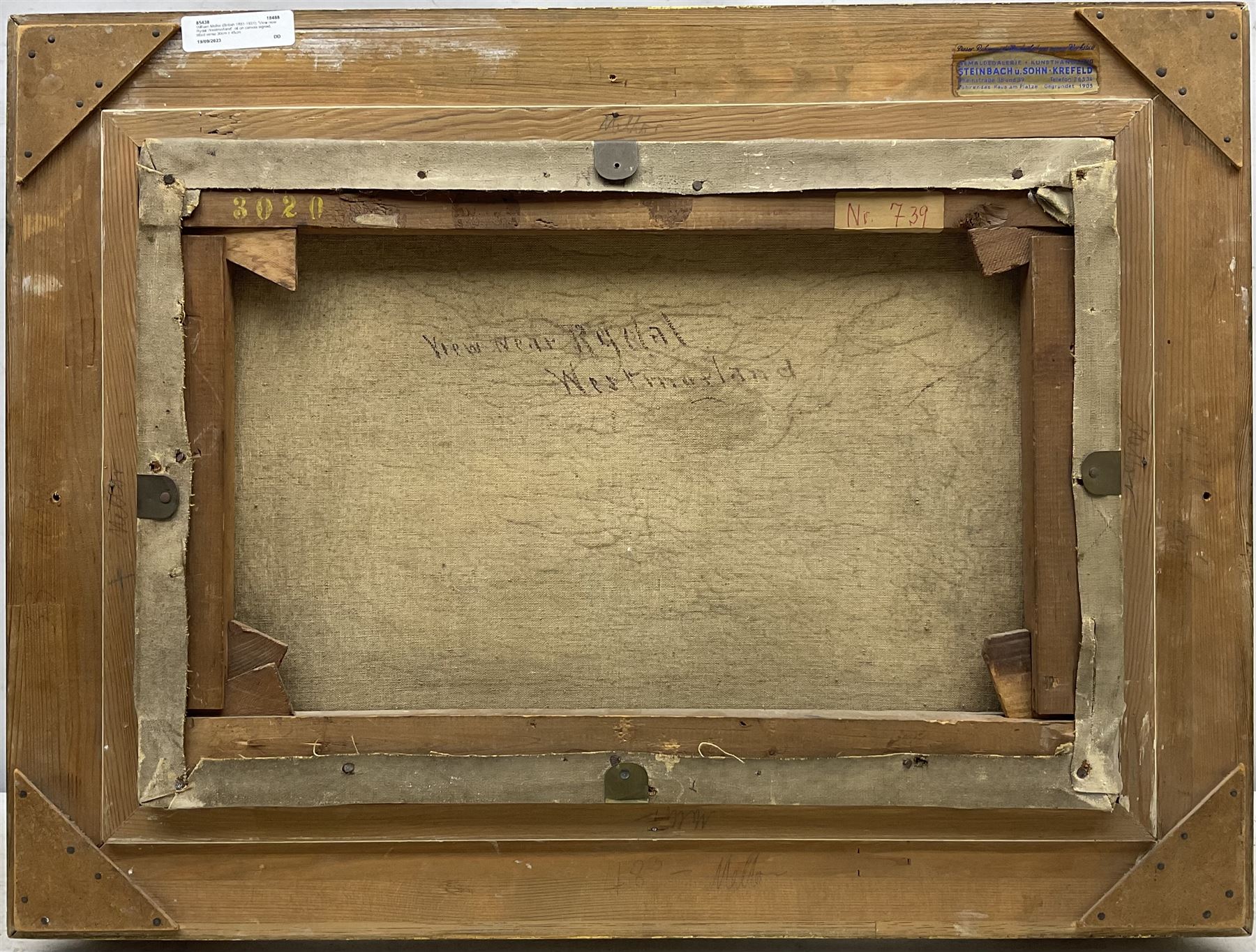 William Mellor (British 1851-1931): 'View near Rydal Westmorland', oil on canvas signed, titled verso 30cm x 45cm