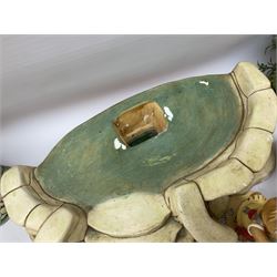 Extensive collection of Pendelfin rabbits and stands, to include Betsy Barge, Fruit Shop, Uncle Soames, Event Piece etc, many with original boxes 