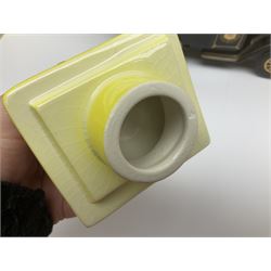 Ringtons novelty teapots, comprising the Ringtons Delivery Van teapot, and the Tea Merchant teapot, both with boxes and certificates of ownership.