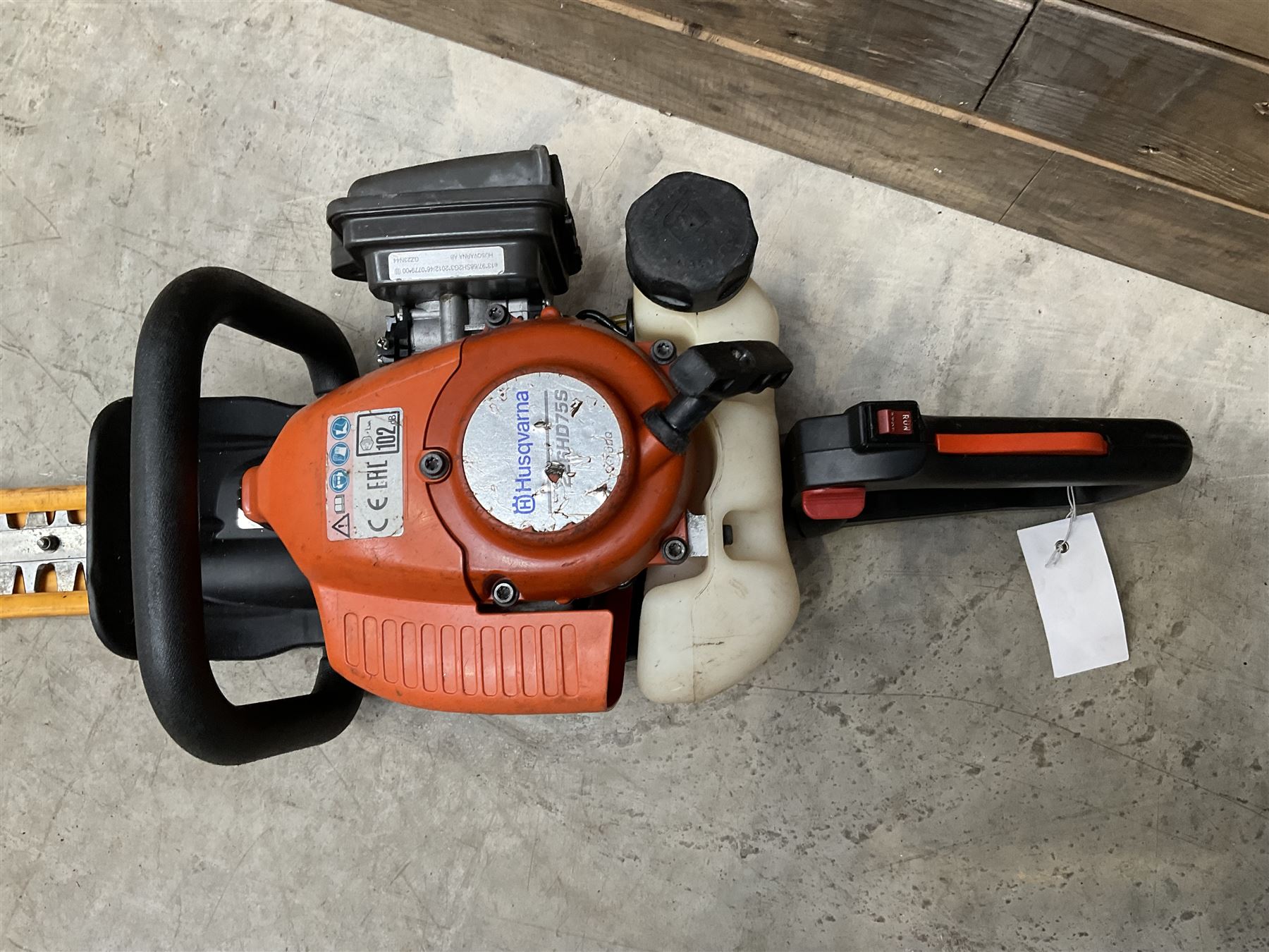 Husqvarna 141 petrol chainsaw and a Husqvarna 226HD75S petrol hedge cutter