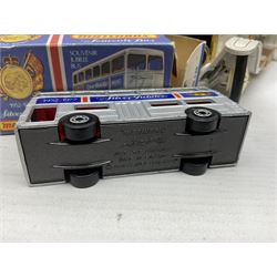 Four Franklin Mint 1:24 scale model cars, to include 1940 Duesenberg, 1912 Packard Victoria, 1935 Duesenberg and 1911 Rolls Royce, together with other diecast vehicles including Matchbox Models of Yesteryear, Lledo etc