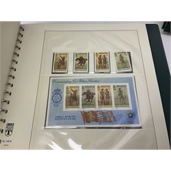 Mostly Queen Elizabeth II Great Britain and Isle of Man stamps including mint examples, housed in various albums, stockbooks and loose, in one box