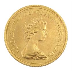 Queen Elizabeth II 1978 gold full sovereign