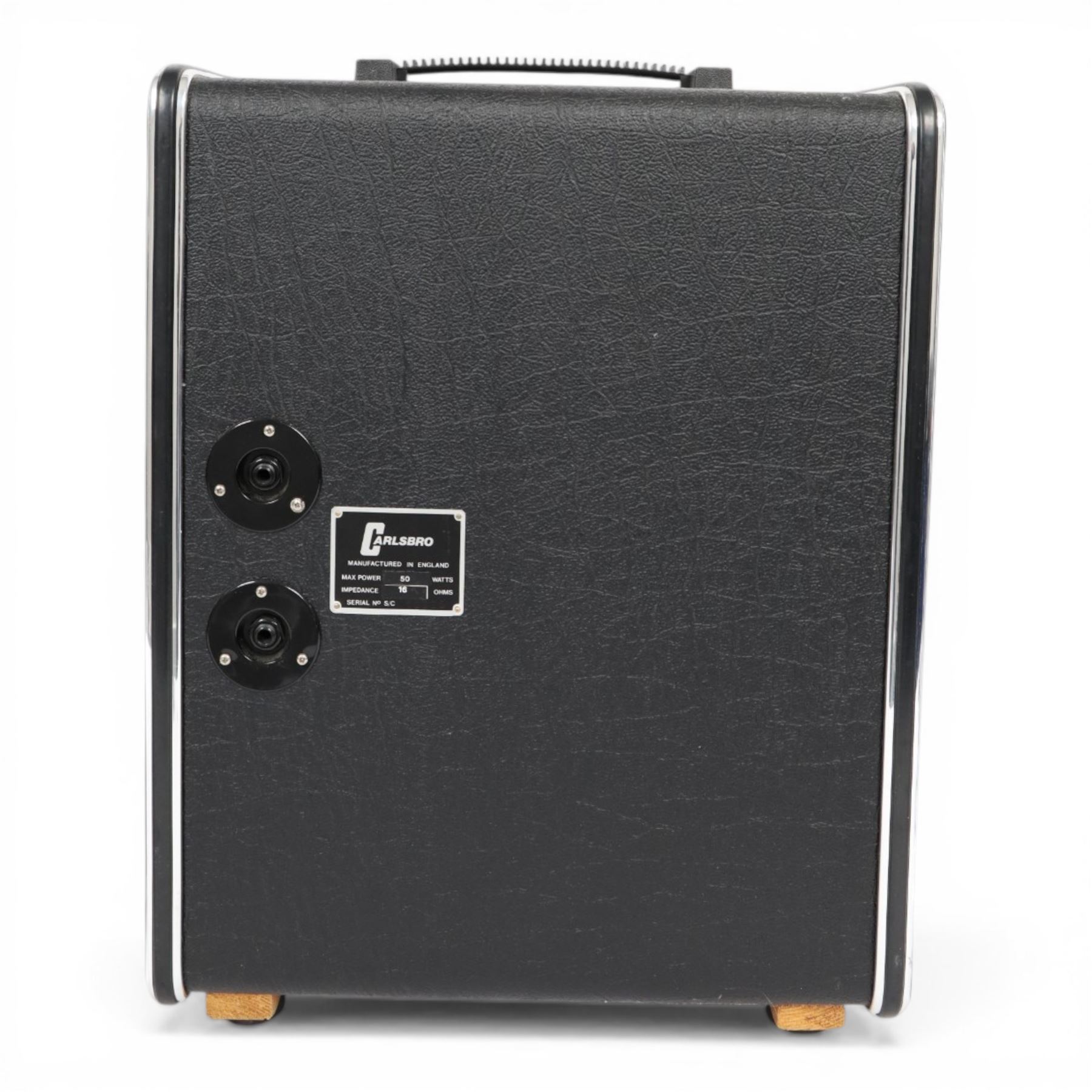 Carlsbro Cobra PA head and Carlsbro 1 x 10 1 Horn PA speaker, speaker H48cm