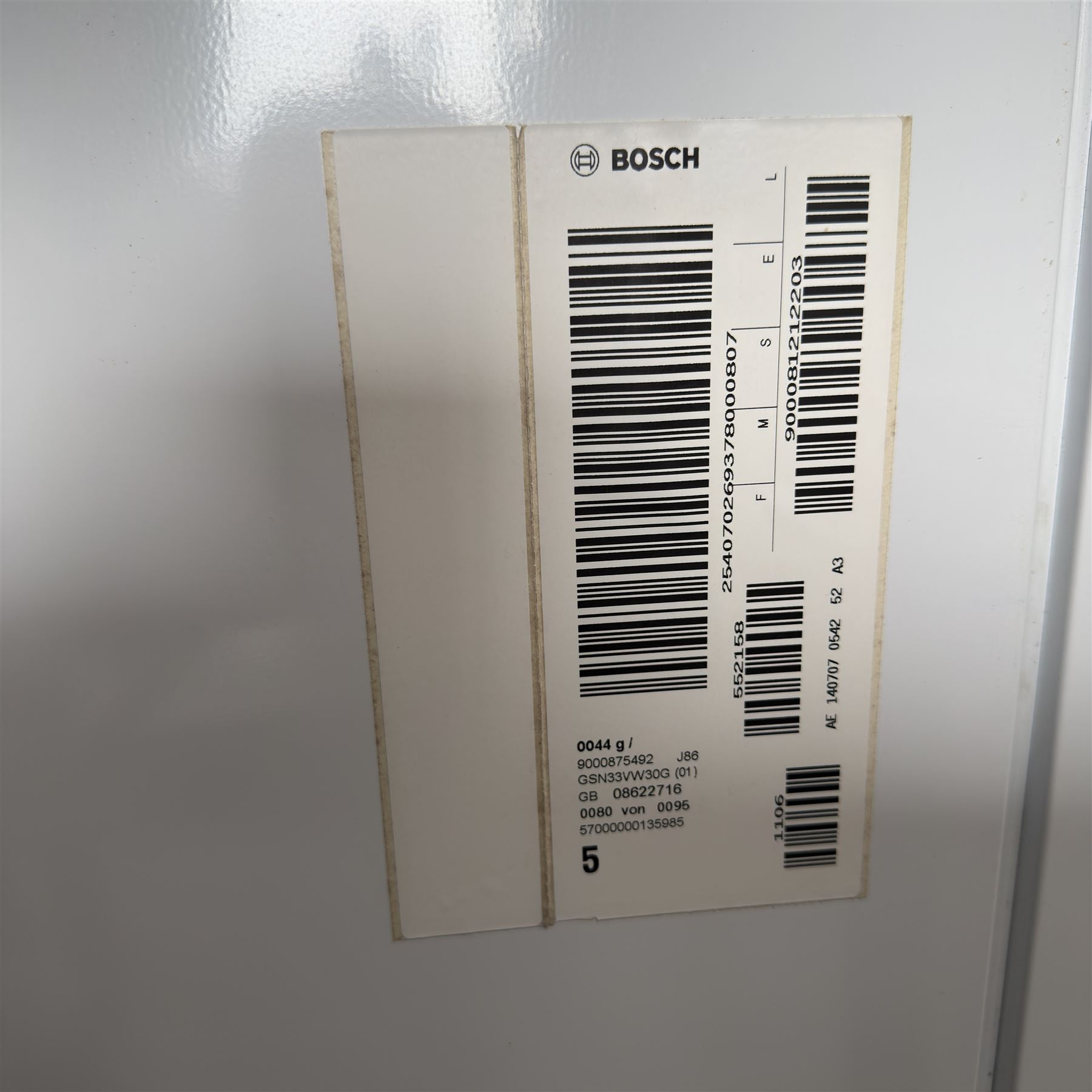 Bosch - GSN33VW30G free-standing freezer
