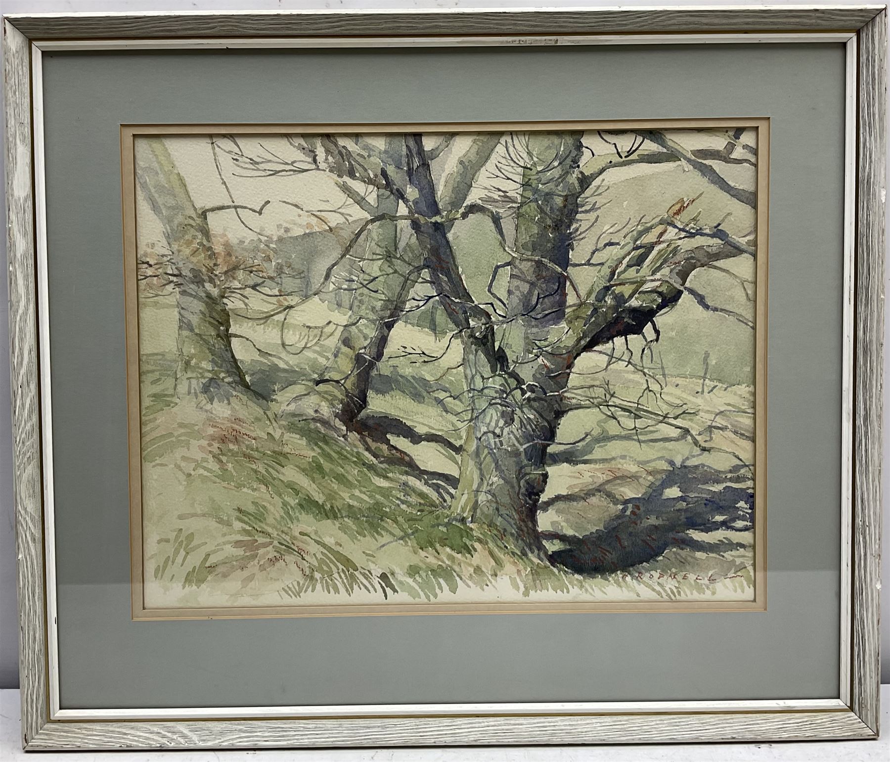 Herbert Rodmell (British 1913-1994): 'Oak Trees in Bransdale North Yorkshire, watercolour signed 34cm x 44cm
Provenance: Direct from the family of the artist.