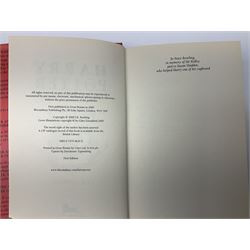 Harry Potter and the Goblet of Fire, early hardback first edition with printing errors on pages 503 and 594