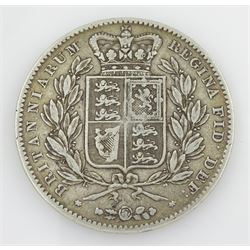Queen Victoria 1847 crown coin