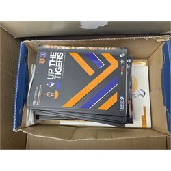 Large collection of Hull City football programmes from 2001 to date, to include home and away matches, together with tickets and match calendars