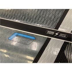 Windsurfing: Quantity of sails and masts comprising Severne Gator sail, mast 430/21 size 6.0, luff 453, boom 182, carbon Redline Severne 430 RDM mast, Tushingham Rock sail and Tushingham Free Wave mast, Tunshingham The Rock 4.2 sail, some with carrying cases, together with other equipment to include Severne Wave Grenade extension, other extensions etc