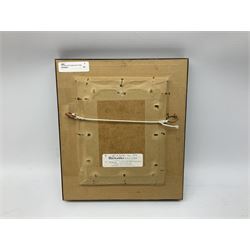 Stumpwork Embroidery of St George Slaying the Dragon 15cm x 13cm