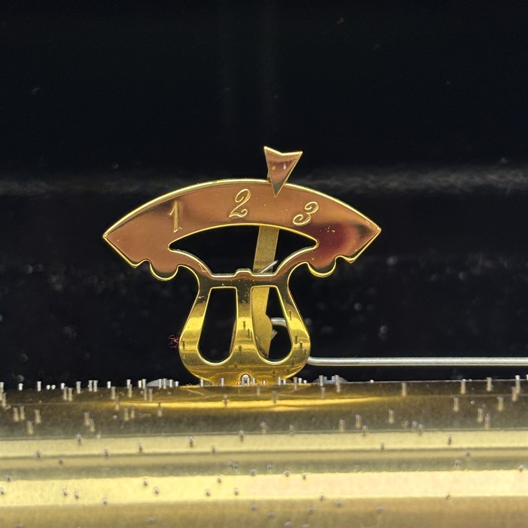 Reuge Sainte-Croix- 21st century Swiss musical box with a highly polished lacquered finish, inlaid and ebonised case with a glazed internal viewing lid, polished steel 144 teeth two-part comb playing three arias from The Phantom of the Opera by Lloyd Webber, with tune indicator and tune sheet.