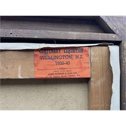 Attrib. Dame Ethel Walker DBE ARA (British 1861-1951): 'Mixed Bouquet', oil on canvas unsigned, titled verso with various exhibition labels 75cm x 62cm