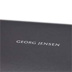 Georg Jensen silver 'Dew Drop' rock crystal pendant designed by Vivianna Torun Bülow-Hübe, pendant No. 311C, boxed