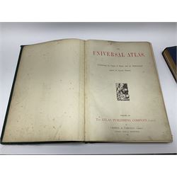 The History of Scarborough, edited by Arthur Rowntree and published by J.M. Dent & Sons Ltd, with an inscription to the title page reading 'Collaborator George Rowntree' together with The Universal Atlas published by Cassell & Company Ltd