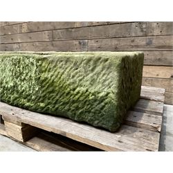 Large 19th century rectanglar stone trough 