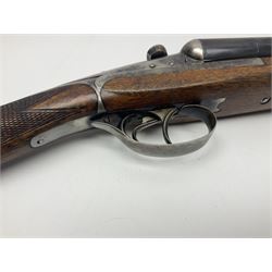 SHOTGUN CERTIFICATE REQUIRED: French Darne 12-bore side-by-side breech loading non-ejector double barrel shotgun with 70cm (27.5