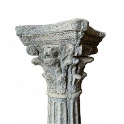 Small Cast Stone Corinthian Column