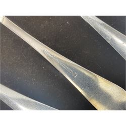 Cased canteen of cutlery, together with set of fish flatware, French teawares etc, in two boxes 