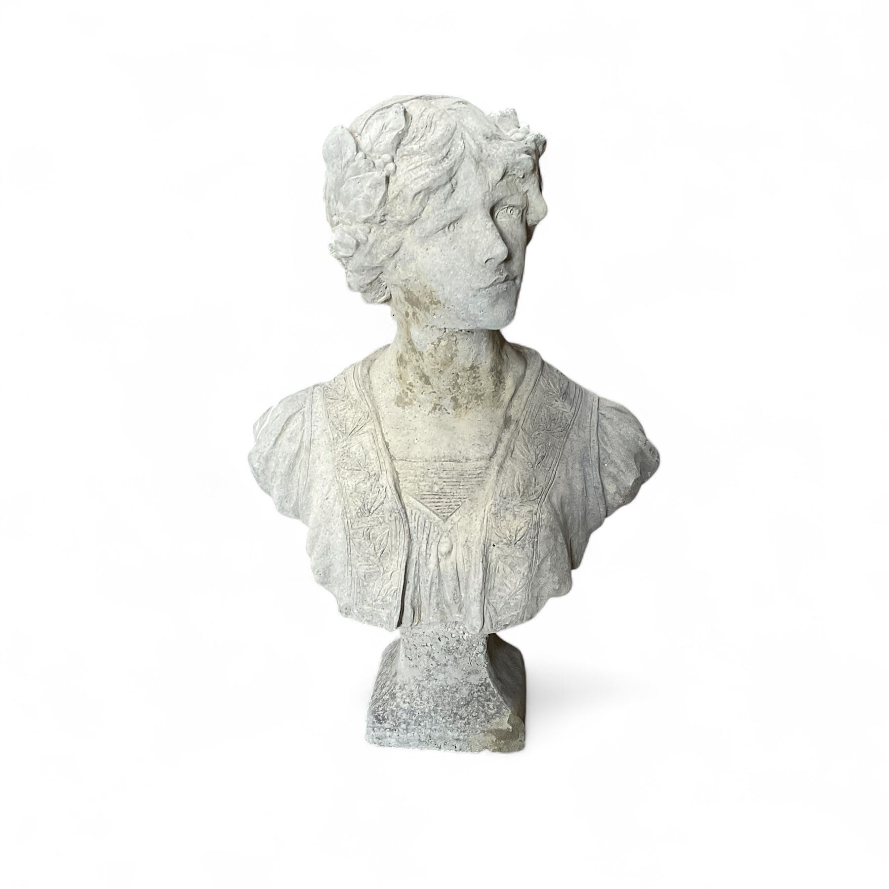 Cast stone Marie-anne statue