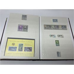 Thematic stamp collection relating to satellites, telecommunications and space from various Countries including Angola, Antigua, Ascension, Australia, Bahamas Barbados, Bhutan, British Virgin Islands, Denmark, Ecuador, Israel etc, a mint and used collection housed in three stockbooks