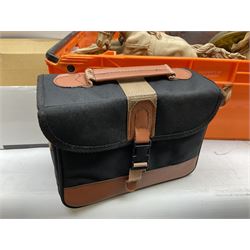 Composite figure of a Roman chariot, together with Olympia NK4040 camera, sewing machine and other collectables, in two boxes  