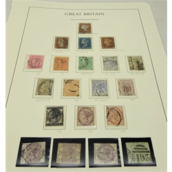  Collection of twenty Queen Victoria stamps including mint 1d lilac, 1/- green, 4d vermilion, 6d grey, two imperforate penny reds and fourteen other Queen Victoria stamps  